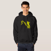 Veste À Capuche Saxophone - Jaune (Devant entier)