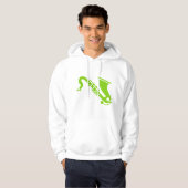 Veste À Capuche Saxophone - Martian Green (Devant entier)