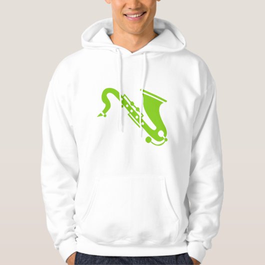 Veste À Capuche Saxophone - Martian Green (Devant)