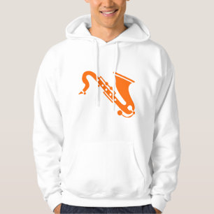 Veste À Capuche Saxophone - Orange