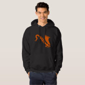 Veste À Capuche Saxophone - Orange (Devant entier)
