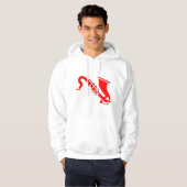 Veste À Capuche Saxophone - Rouge (Devant entier)