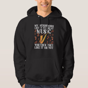 Veste À Capuche Saxophone Saxiste Citations Saxophoniste