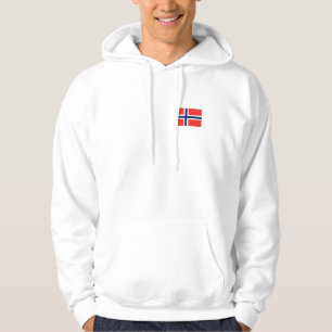 Veste À Capuche Scandinave norvégien de drapeau