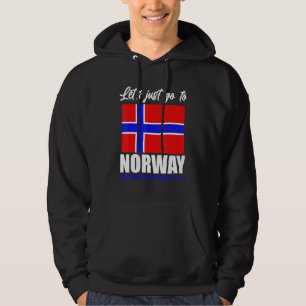 Veste À Capuche Scandinavie Drapeau norvégien Pays nordique Norv