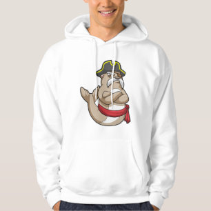 Veste À Capuche Sceau comme pirate avec casquette pirate