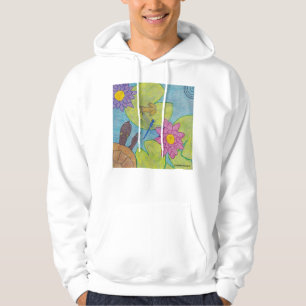 Veste À Capuche Scène d'étang (blanc) - Sweat-shirt à capuche pour