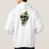 Veste À Capuche Schéma de l'illustration du vêtement de rue (Dos)