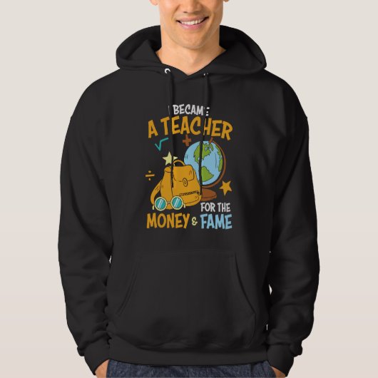 Veste À Capuche School Teachers Graphic Plus Size Humorous (Devant)