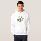 Veste À Capuche Science des données (Devant entier)