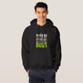 Veste À Capuche Science des insectes Bug je parle spontanément des (Devant entier)