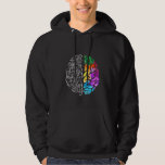 Veste À Capuche Science du génie cérébral coloré<br><div class="desc">Cadeau de sensibilisation à la Neurodiversité Art. Ingénierie cérébrale colorée Sciences.</div>