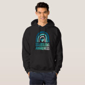 Veste À Capuche Scleroderma Mois de sensibilisation Survivant Guer (Devant entier)
