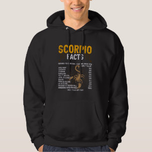 Veste À Capuche Scorpio Faits Signe Zodiaque Personnalité Horoscop