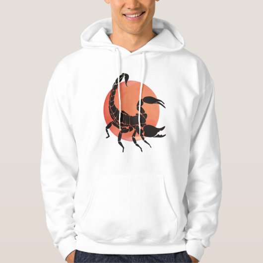 Veste À Capuche Scorpio, signe zodiaque (Devant)