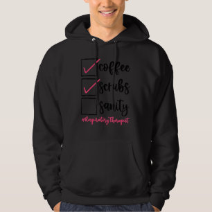 Veste À Capuche Scrubs de café Sanité Respiratoire Thérapeute Rt L