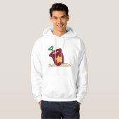 Veste À Capuche Seau de sable rouge avec étoile et pelle (Devant entier)