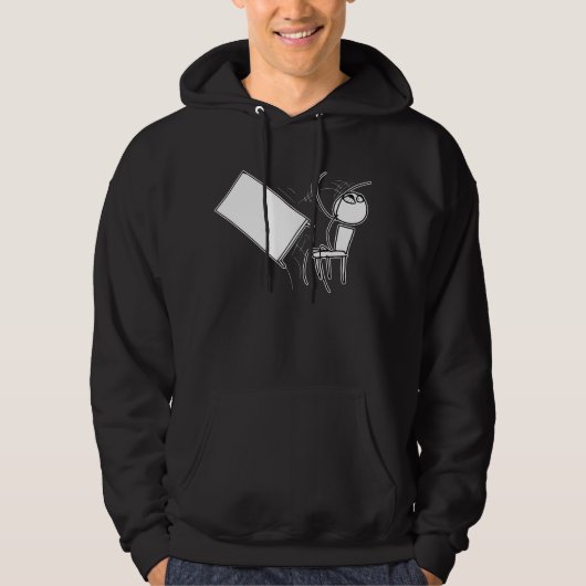 Veste À Capuche Secousse de Tableau renversant le visage Meme de (Devant)