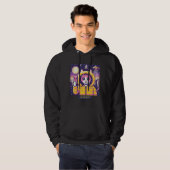 Veste À Capuche Selfie OVNI de chat : Pixel Art #22 (Devant entier)