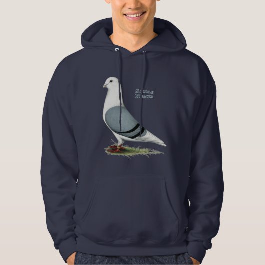 Veste À Capuche Selle bleue de Homer (Devant)