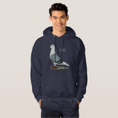 Veste À Capuche Selle bleue de Homer (Devant entier)