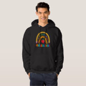 Veste À Capuche Semaine d'appréciation de l'instructeur de collège (Devant entier)