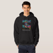 Veste À Capuche Semaine d'appréciation des enseignants en langue d (Devant entier)