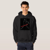 Veste À Capuche SenpaiXEL Samouraï Silhouette au Clair de Lune (Devant entier)