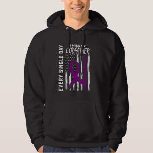 Veste À Capuche Sensibilisation à la maladie d'Alzheimer Drapeau a