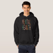 Veste À Capuche Sensibilisation à la santé mentale (Devant entier)