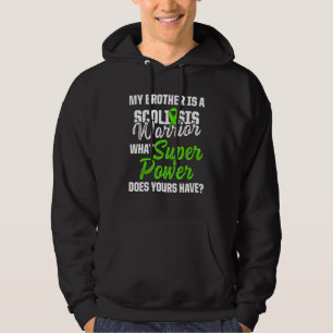 Veste À Capuche Sensibilisation à la Scoliose Hot Scoliotic Guerri