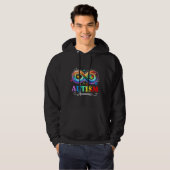 Veste À Capuche sensibilisation à l'autisme (Devant entier)