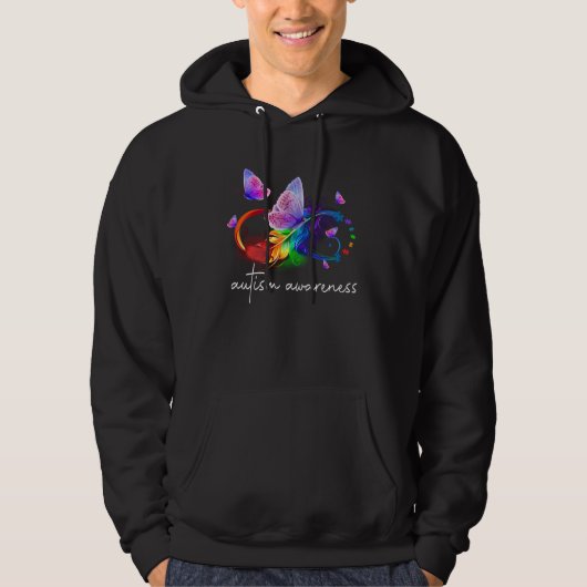 Veste À Capuche sensibilisation à l'autisme (4 (Devant)