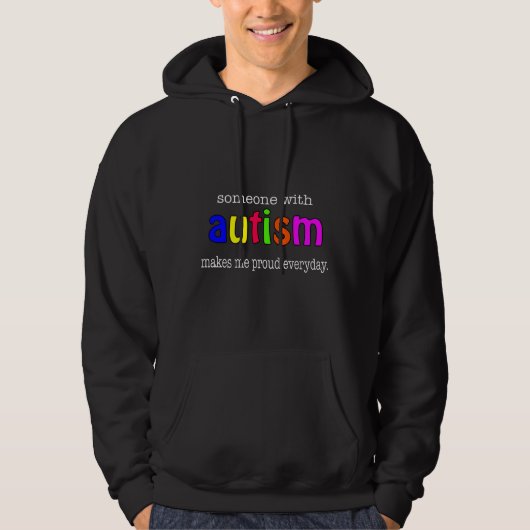 Veste À Capuche Sensibilisation sur l'autisme (Devant)