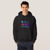 Veste À Capuche Sensibilisation sur l'autisme (Devant entier)