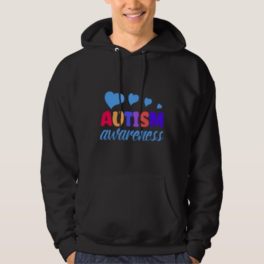 Veste À Capuche Sensibilisation sur l'autisme (Devant)