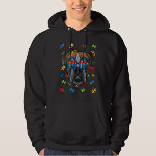 Veste À Capuche Sensibilisation sur l'autisme Boxer Puzzle Lunette