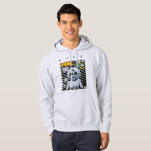 Veste À Capuche Sentez la neige (Devant entier)