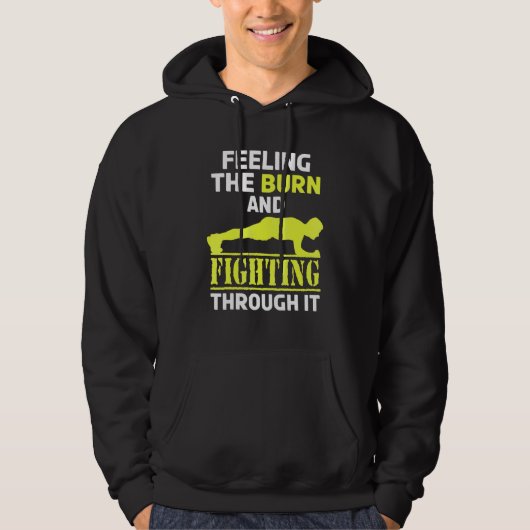 Veste À Capuche Sentiment de brûlure Lutte à travers elle Formatio (Devant)