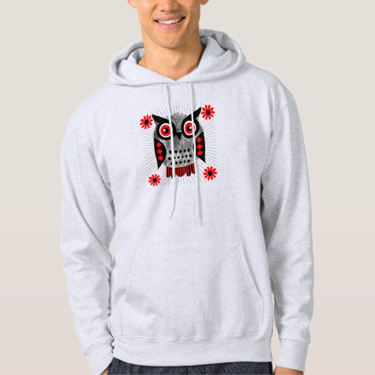Veste À Capuche Sentinelle aux yeux rouges (Devant)
