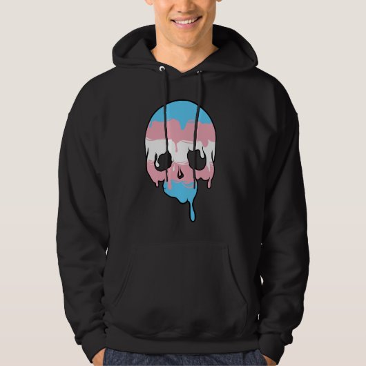 Veste À Capuche Séquille de dérive de la queue trans (Devant)