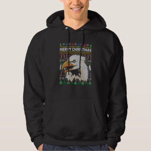 Veste À Capuche Série laide de faune de chandail de Noël d'Eagle