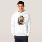 Veste À Capuche Serpent coloré (Devant entier)