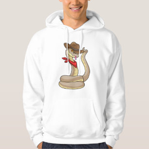 Veste À Capuche Serpent en cowboy avec Écharpe