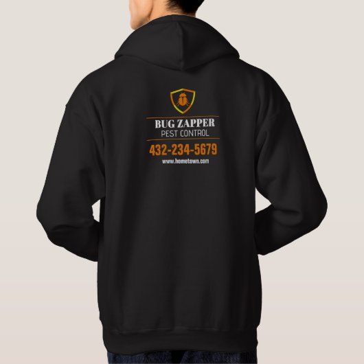 Veste À Capuche Service de lutte antiparasitaire (Dos)