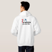 Veste À Capuche Service de toiture professionnel (Dos entier)