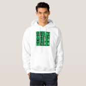 Veste À Capuche Seul le Temps le Dira, Phrase Chronique (Devant entier)