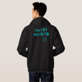 Veste À Capuche Sez - cyan (Dos entier)