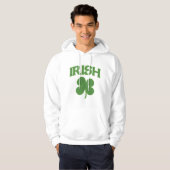 Veste À Capuche Shamrock irlandais (Devant entier)