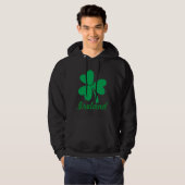 Veste À Capuche Shamrock/Irlande (Devant entier)
